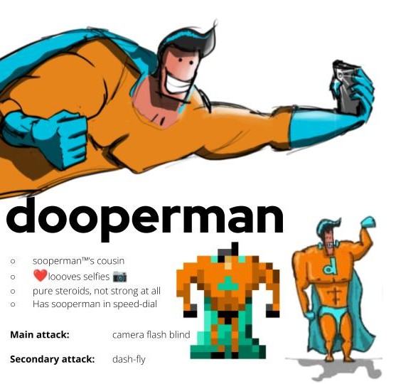 Dooperman character concept